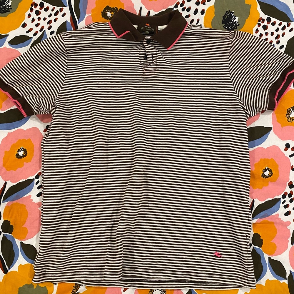 Etro Striped Polo Shirt